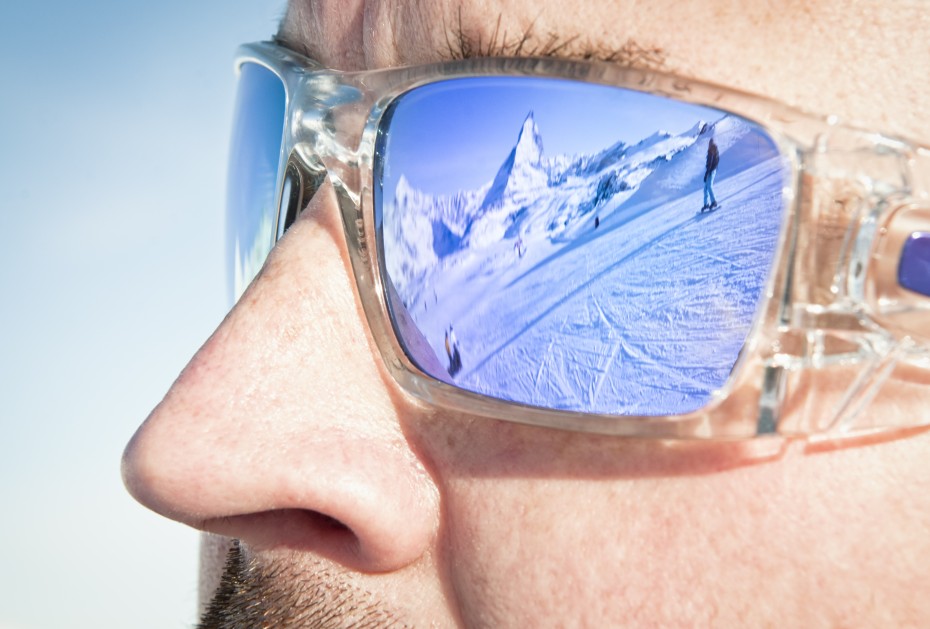 Mann mit Sportbrille